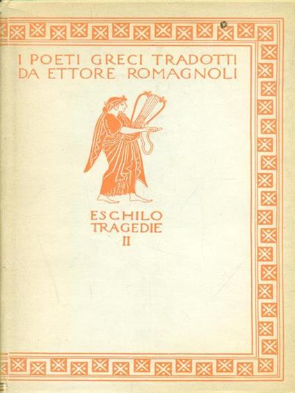 Tragedie II - Eschilo - copertina