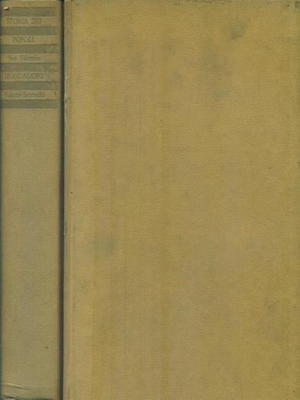 Storia dei popoli. 2 Volumi - Veit Valentin - copertina