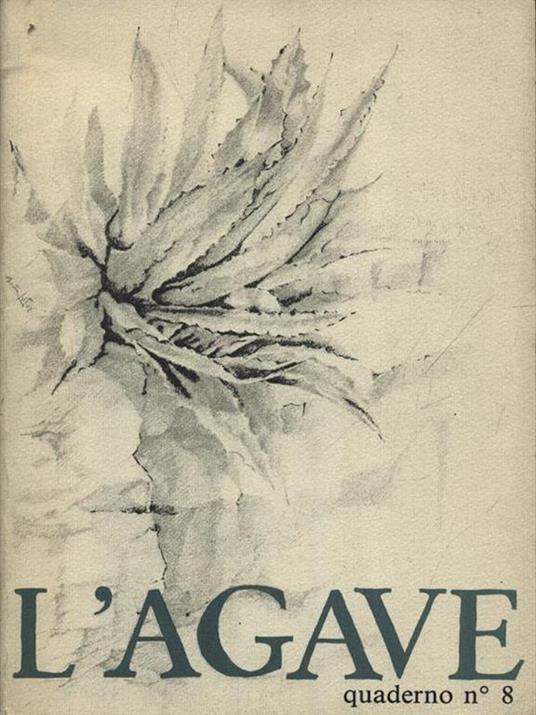 L'agave quaderno n. 8 - copertina