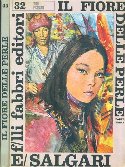 Il fiore delle perle. Parte prima e seconda - Emilio Salgari - copertina