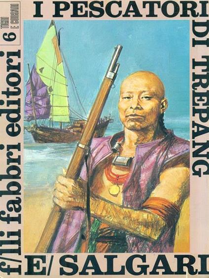 I pescatori di Trepang - Emilio Salgari - copertina