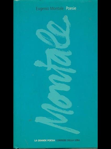 Poesie - Eugenio Montale - copertina