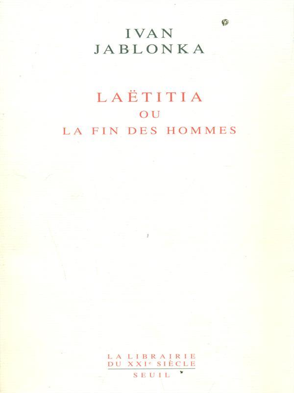 Laetitia ou la la fin des hommes