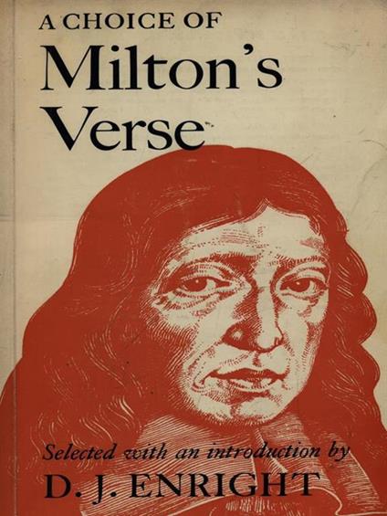 A choice of Milton's verse - D.J. Enright - copertina