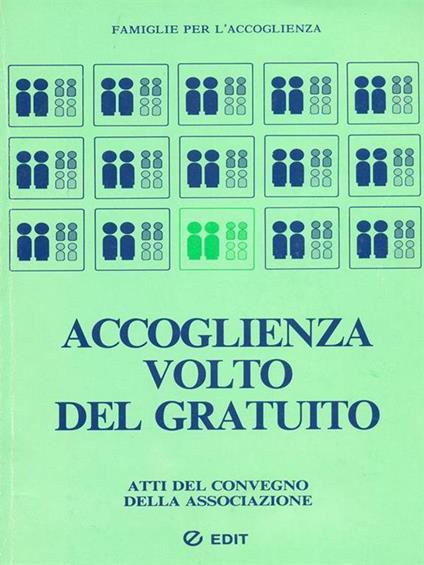 Accoglienza volto del gratuito - copertina