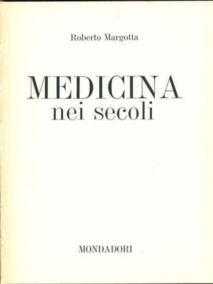 Medicina nei secoli - Roberto Margotta - copertina