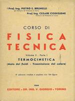 Corso di Fisica Tecnica. Volume II Parte I
