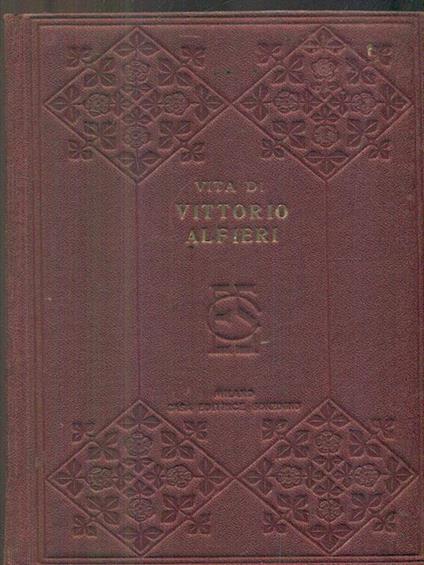 Vita - Vittorio Alfieri - copertina
