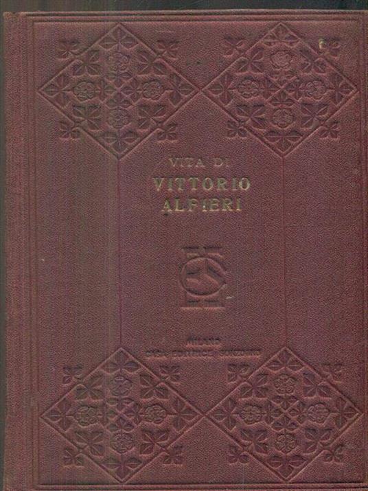 Vita - Vittorio Alfieri - copertina