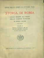 Storia di Roma. Volume III