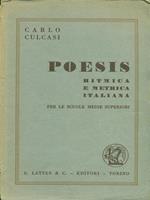 Poesis. Ritmica e metrica italiana. Per le scuole medie superiori