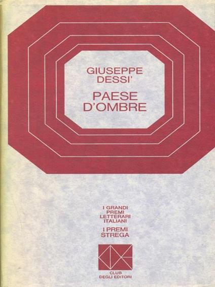 Paese d'ombre - Giuseppe Dessì - copertina
