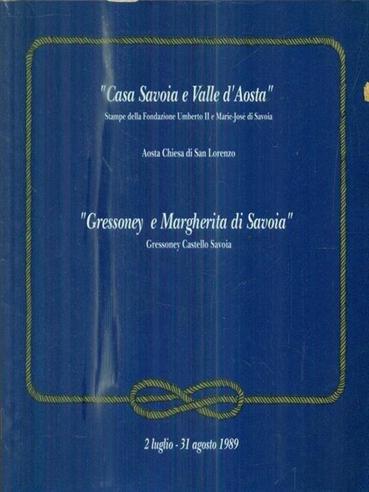 Casa Savoia e Valle d'Aosta - copertina