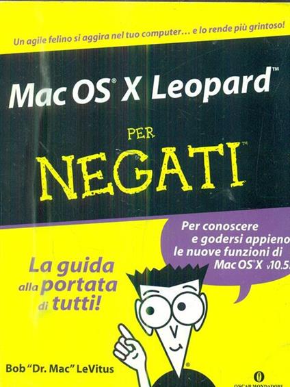 Mac OS X Leopard per negati - Bob Levitus - copertina