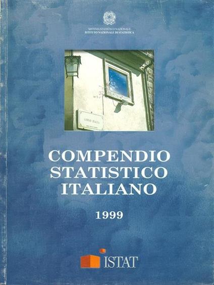 Compendio statistico italiano 1999 - copertina