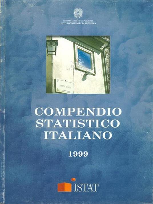 Compendio statistico italiano 1999 - copertina