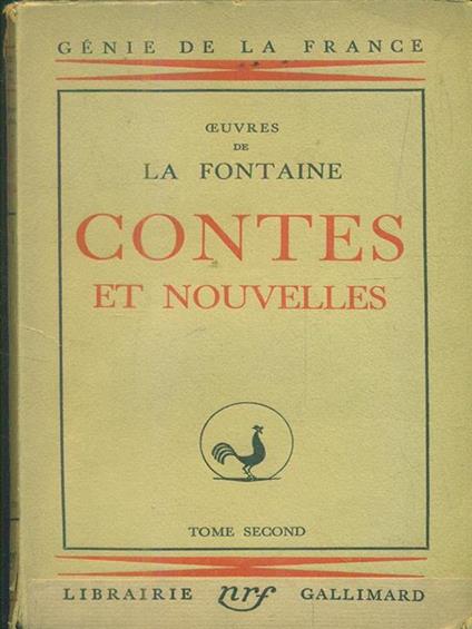 Contes et Nouvelles. Tome second - copertina