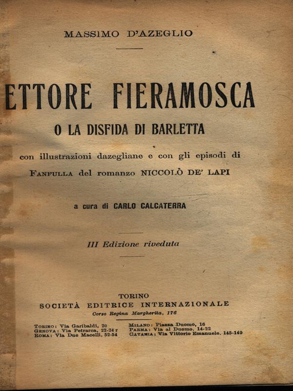   Ettore Fieramosca