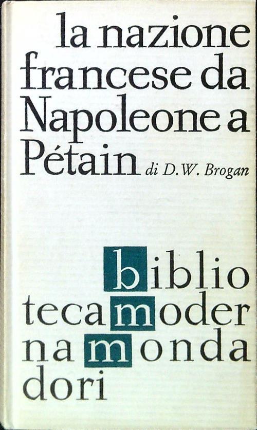 La nazione francese da Napoleone a Petain
