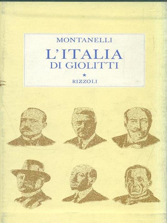 L' Italia di Giolitti - Indro Montanelli - copertina
