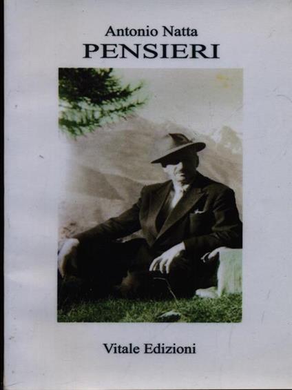 Pensieri - antonio Natta - copertina