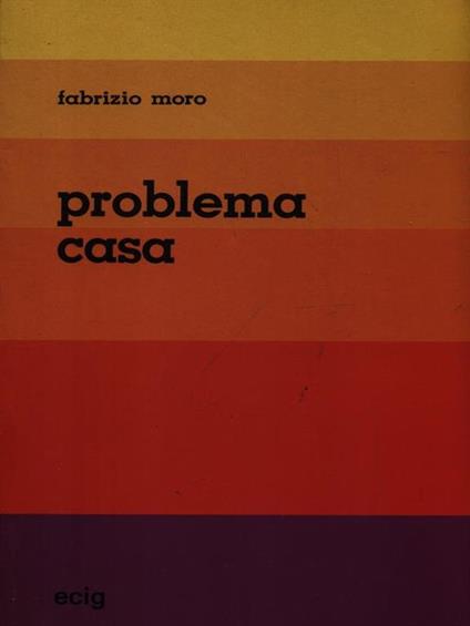 Problema casa - Fabrizio Moro - copertina