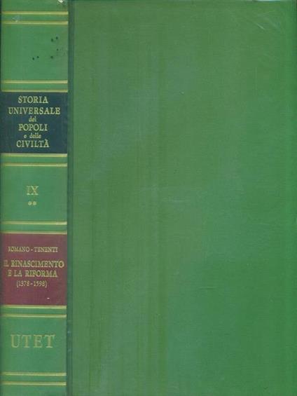 Storia universale dei popoli e delle civiltà - Ruggiero Romano,Alberto Tenenti - copertina
