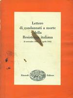   Lettere di condannati a morte della Resistenza italiana