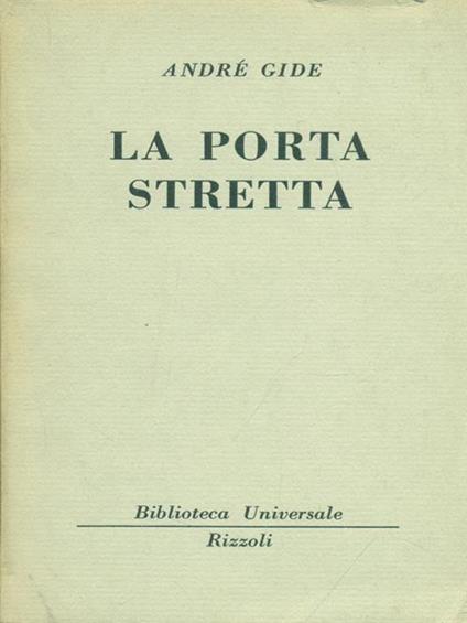 La  porta stretta - Andrè Gide - copertina