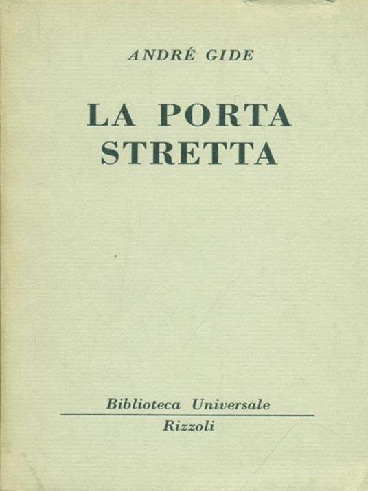 La  porta stretta - Andrè Gide - copertina