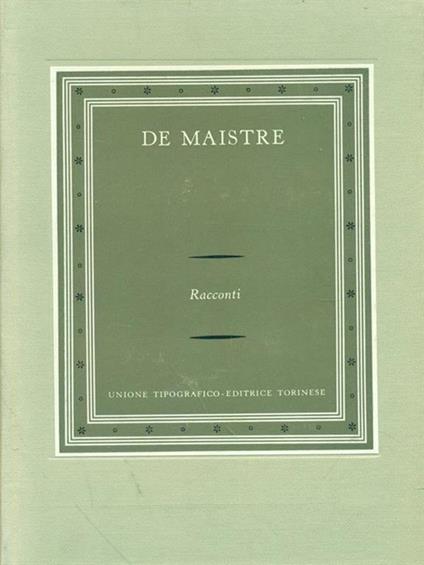 Racconti - copertina