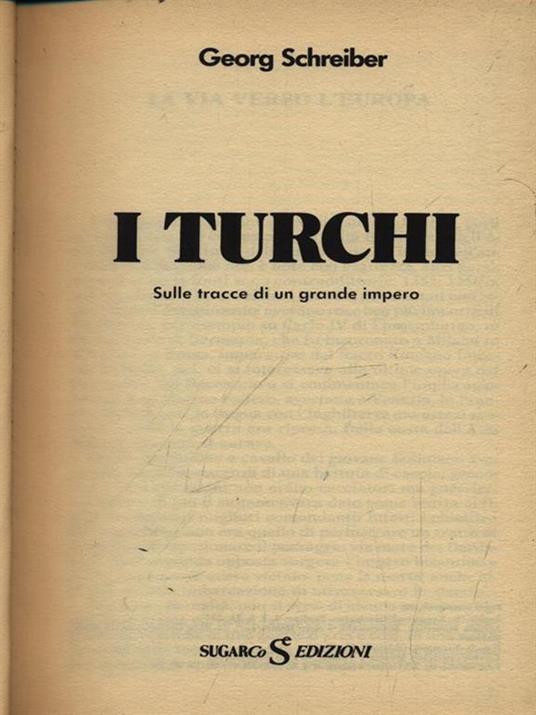 I turchi - Georg Schreiber - copertina