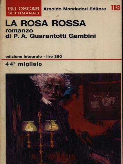 La rosa rossa - Pier Antonio Quarantotti Gambini - copertina