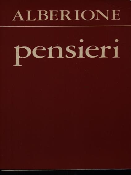 Pensieri - copertina