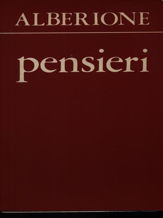 Pensieri - copertina