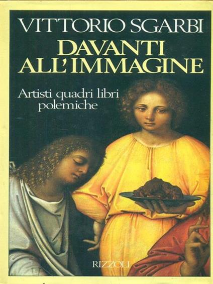Davanti all'immagine - Vittorio Sgarbi - copertina