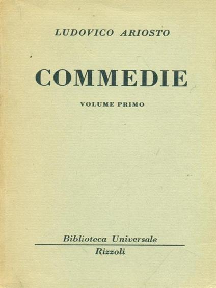 Commedie Volume primo - Ludovico Ariosto - copertina