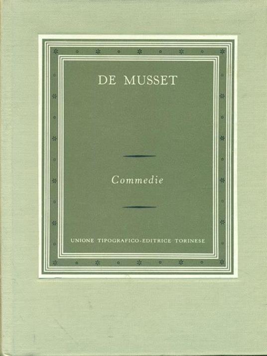 Commedie - Alfred de Musset - copertina