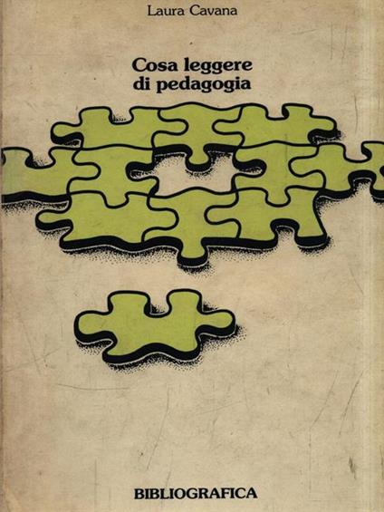   Cosa leggere di pedagogia - Laura Cavana - copertina