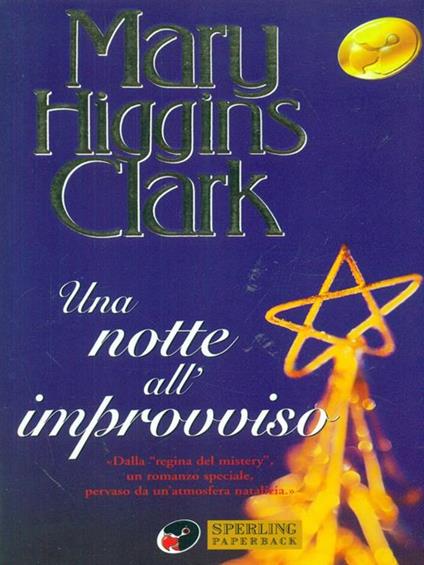 Una notte all'improvviso - Mary Higgins Clark - copertina