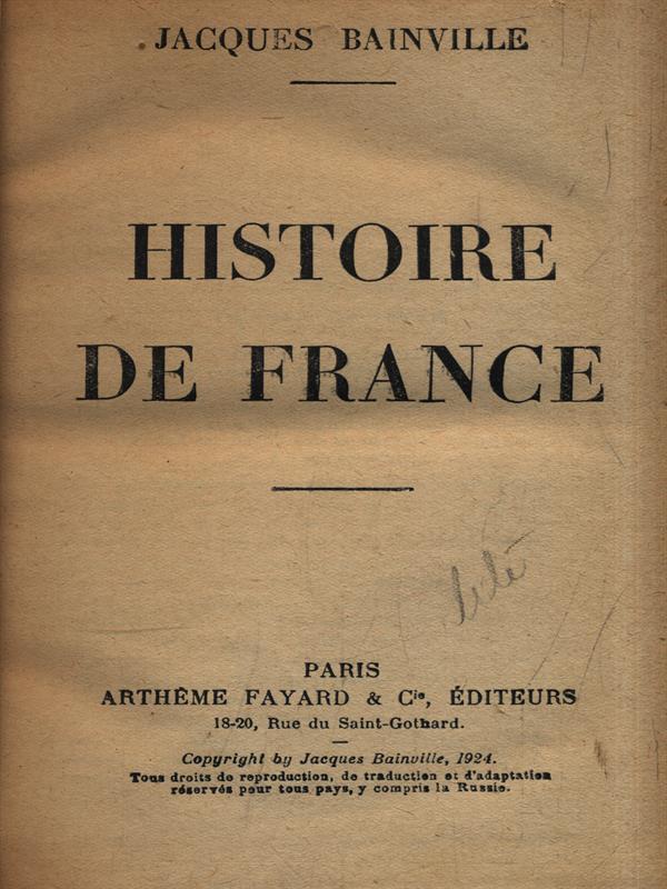 Histoire de France