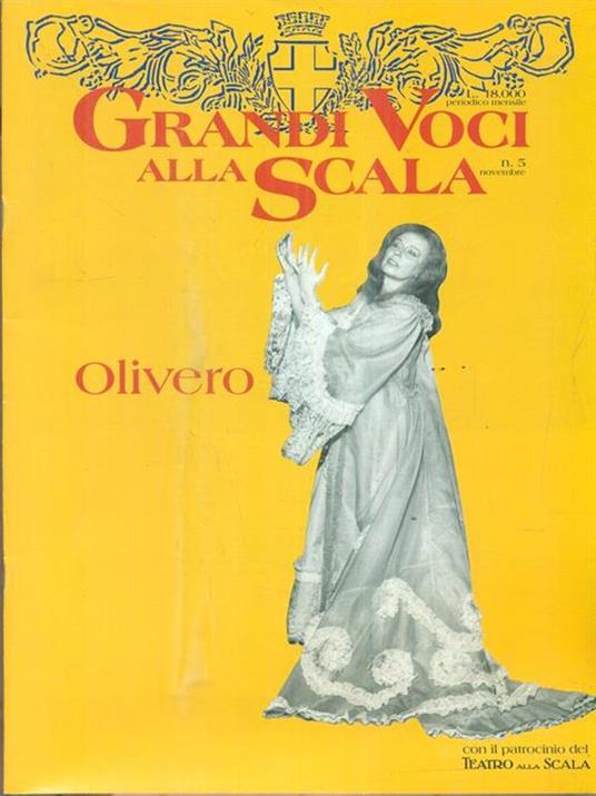   Grandi voci alla scala. n 5/ Olivero - copertina