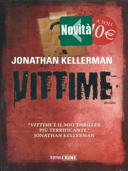 Vittime - Jonathan Kellerman - copertina