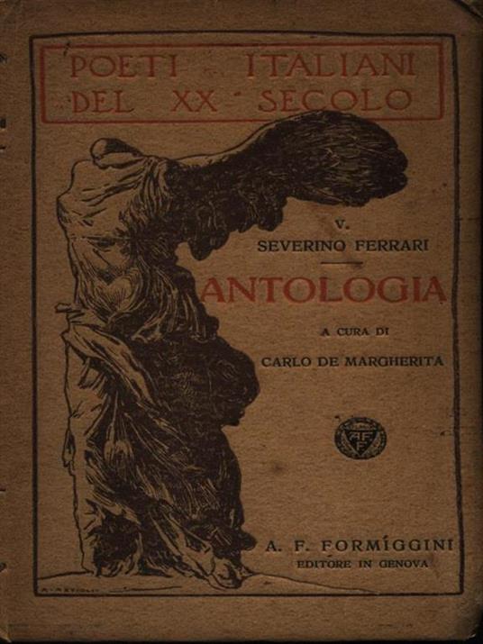 Antologia - Severino Ferrari - copertina