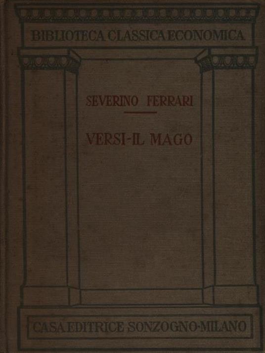 Versi - Il Mago - Severino Ferrari - copertina