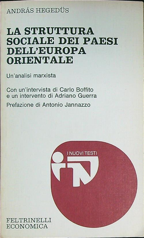 La struttura sociale dei paesi dell'Europa Orientale
