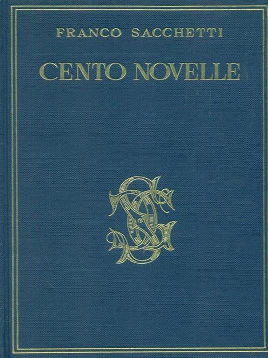 Cento novelle - Franco Sacchetti - copertina