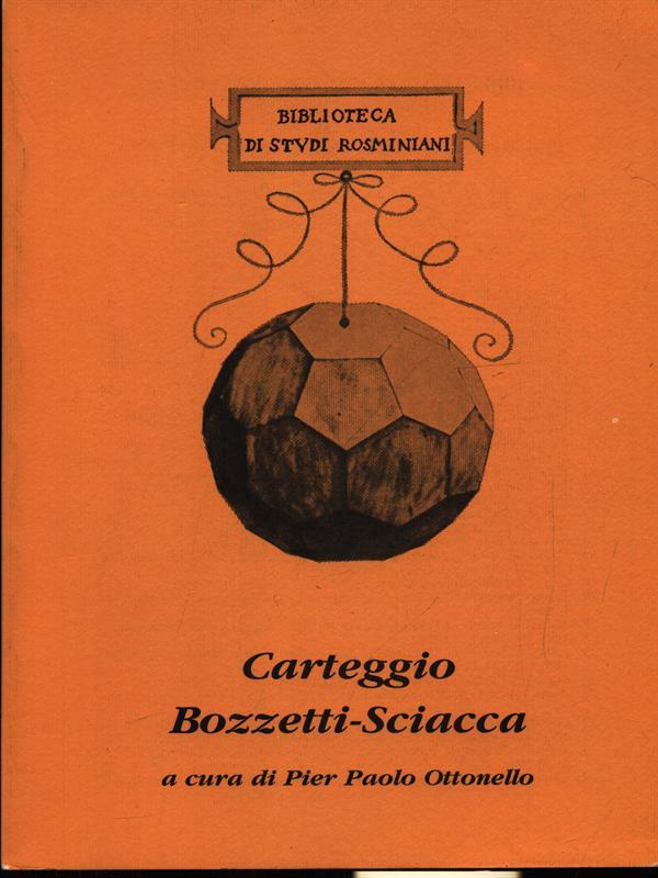 Carteggio Bozzetti-Sciacca