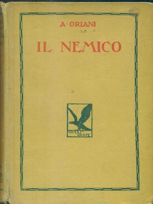 Il nemico. vol II - Alfredo Oriani - copertina