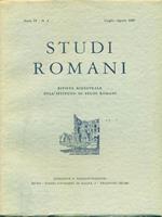   Studi romani Anno IX. N.4 / Luglio-agosto 1961